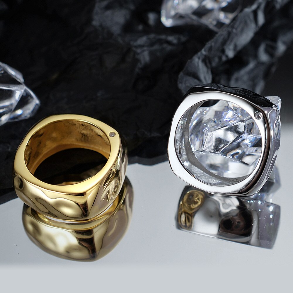 Anneau non conventionnel large et lourd R1089