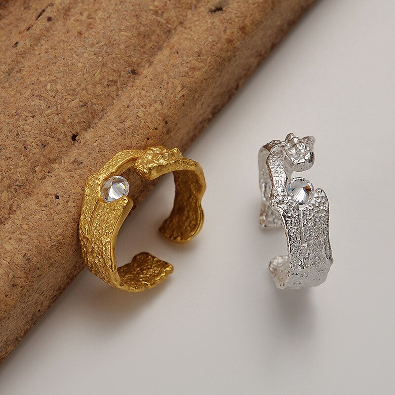 Bague Impressionniste Matt CZ R1086