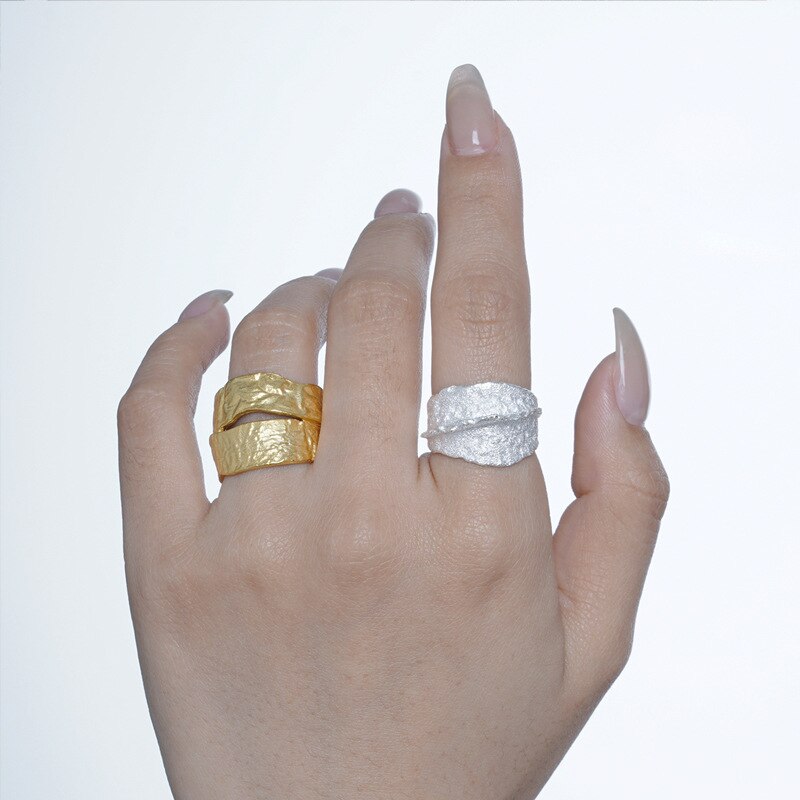 Grosse bague mate bio R1230