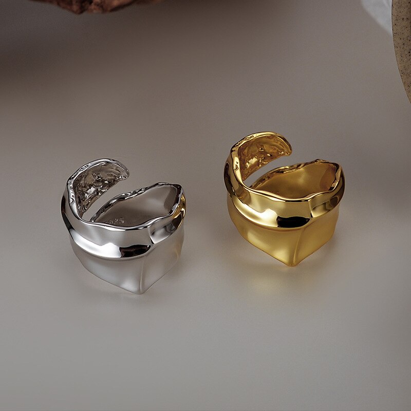 Gros anneau ouvert irrégulier R1066