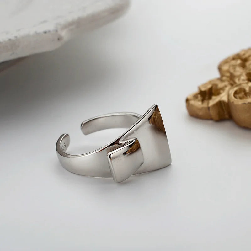 Grosse bague pliée R1038