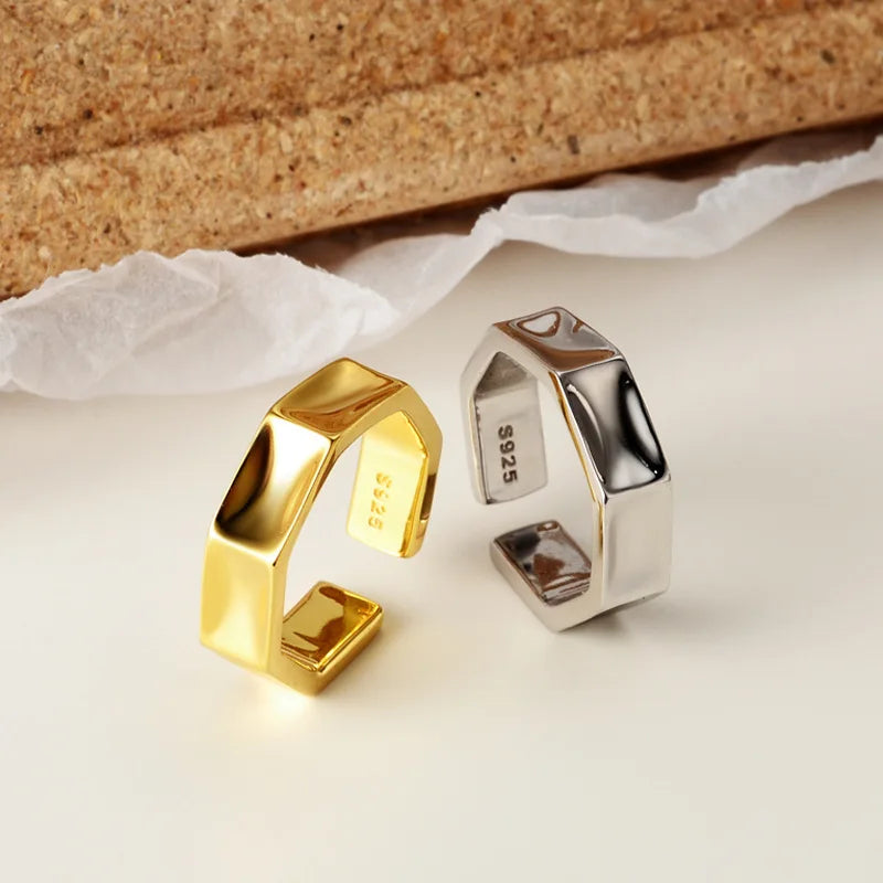 Bague géométrique épaisse R1153