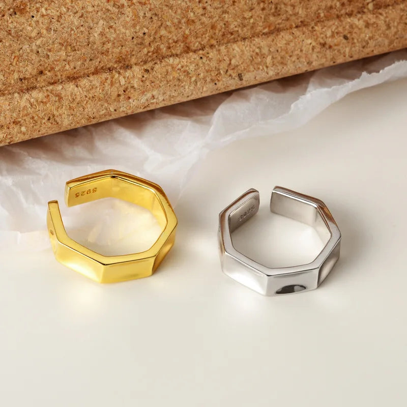 Bague géométrique épaisse R1153