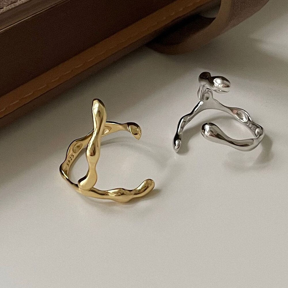 Bague Alien épaisse R1416