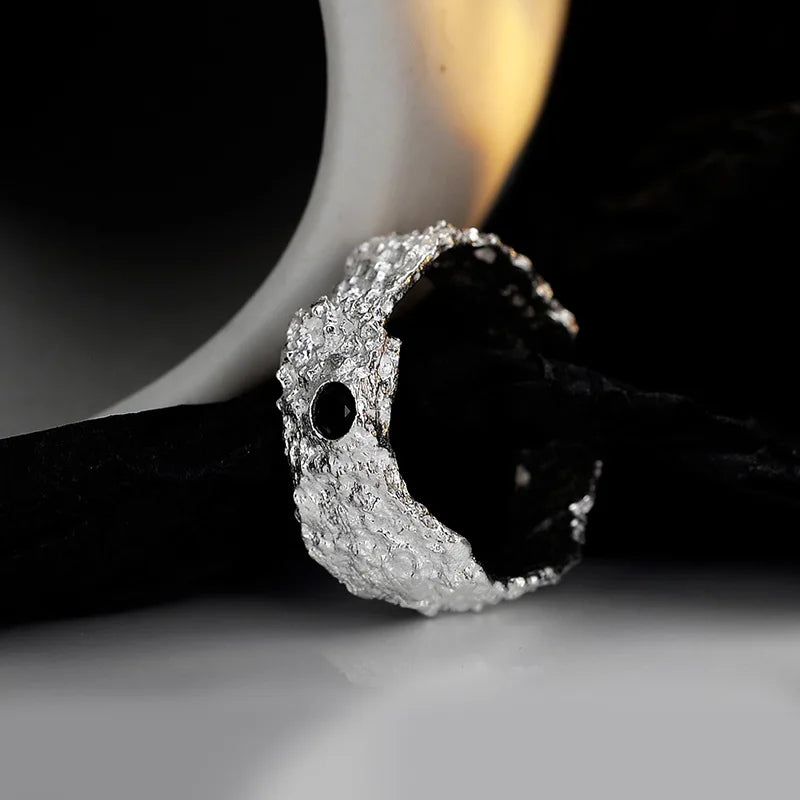 Bague irrégulière épaisse mate R1210
