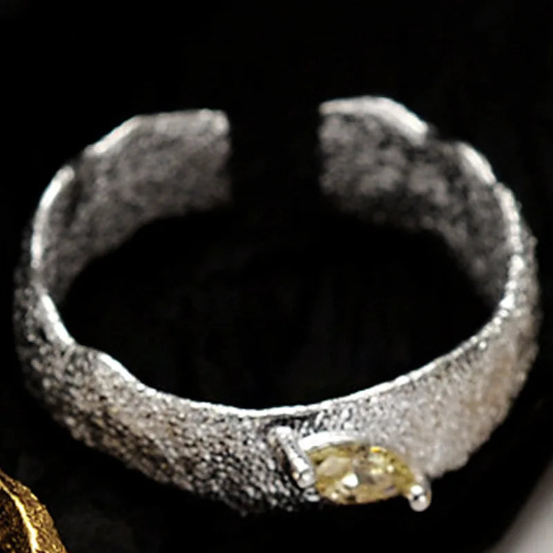 Bague CZ à motif irrégulier R1197