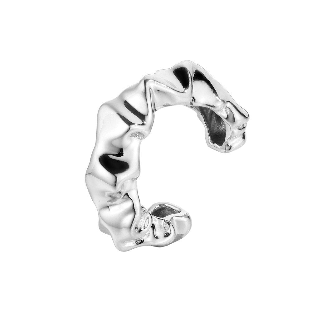 Anneau ouvert à motif torsadé R1082