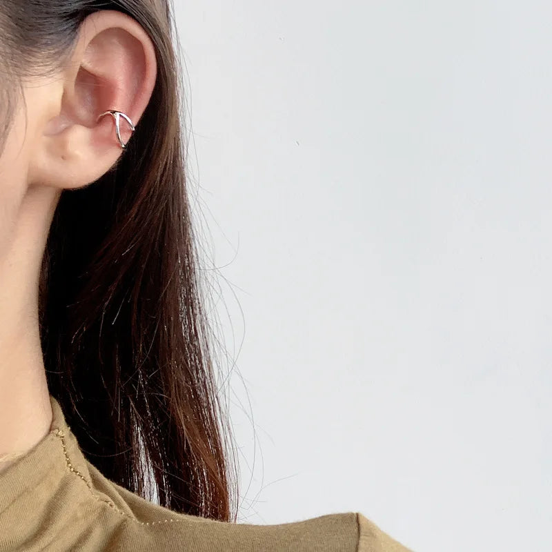Boucle d'Oreille Clip Filigrane Alien E1092, 1 Pièce
