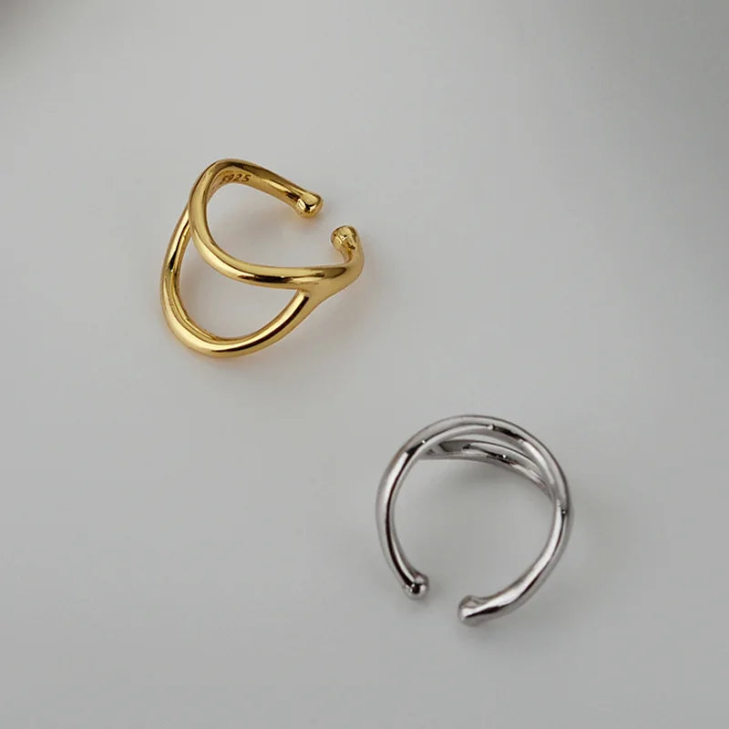 Boucle d'Oreille Clip Filigrane Alien E1092, 1 Pièce