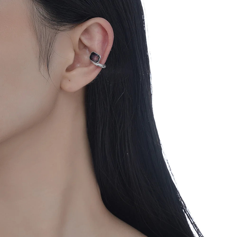 Manchette d'Oreille Irrégulière à Grosses Perles E1137, 1 Pièce