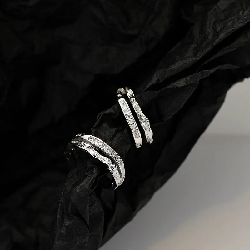 Manchette d'oreille pavée en CZ E1115, 1 pièce