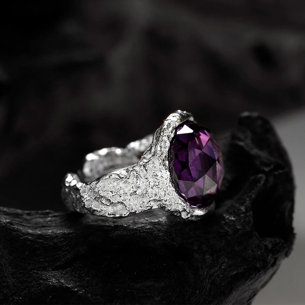 Boucle d'oreille CZ à motif érodé E1169, 1 pièce