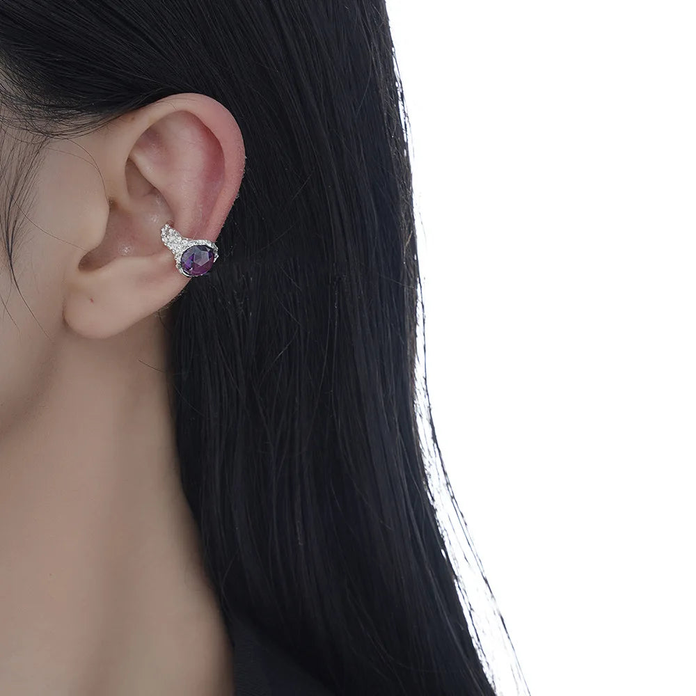 Boucle d'oreille CZ à motif érodé E1169, 1 pièce