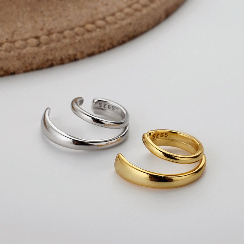 Manchette d'oreille en fil tourbillonnant E1093 1 pièce