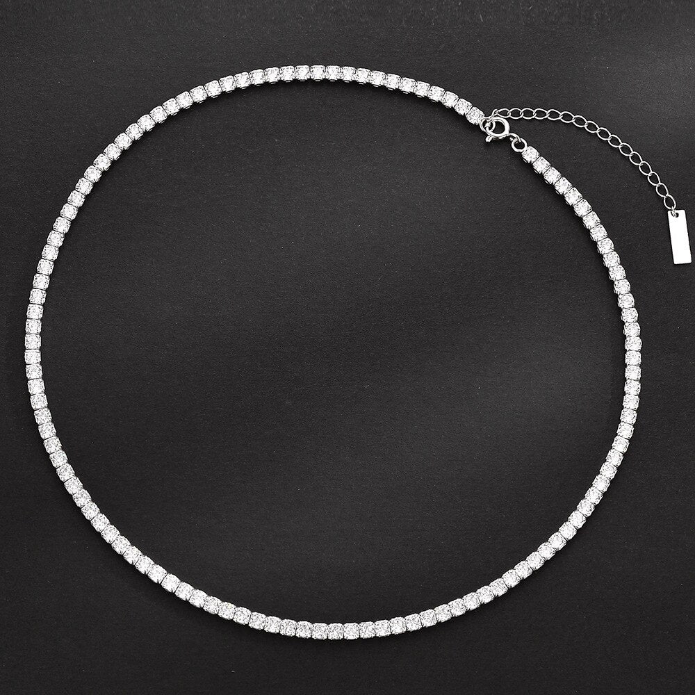 Collier Bling Tennis glacé N1007