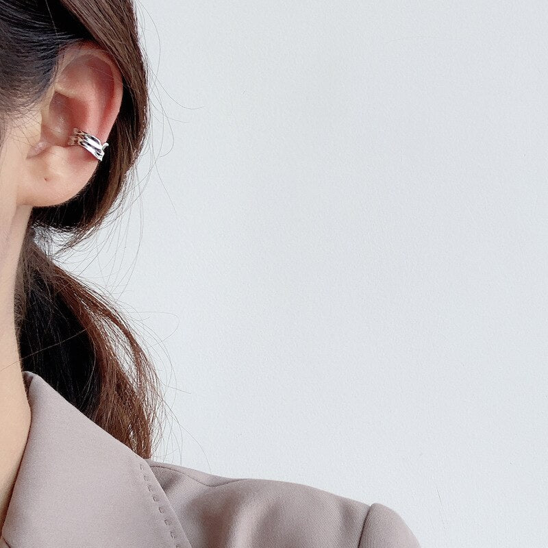 Poignets d'oreille liquides irréguliers E1094 1 pièce