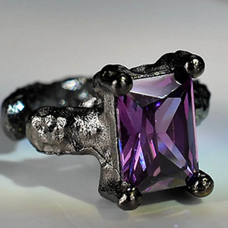 Bijou d'oreille texturé en CZ mat E1235, 1 pièce