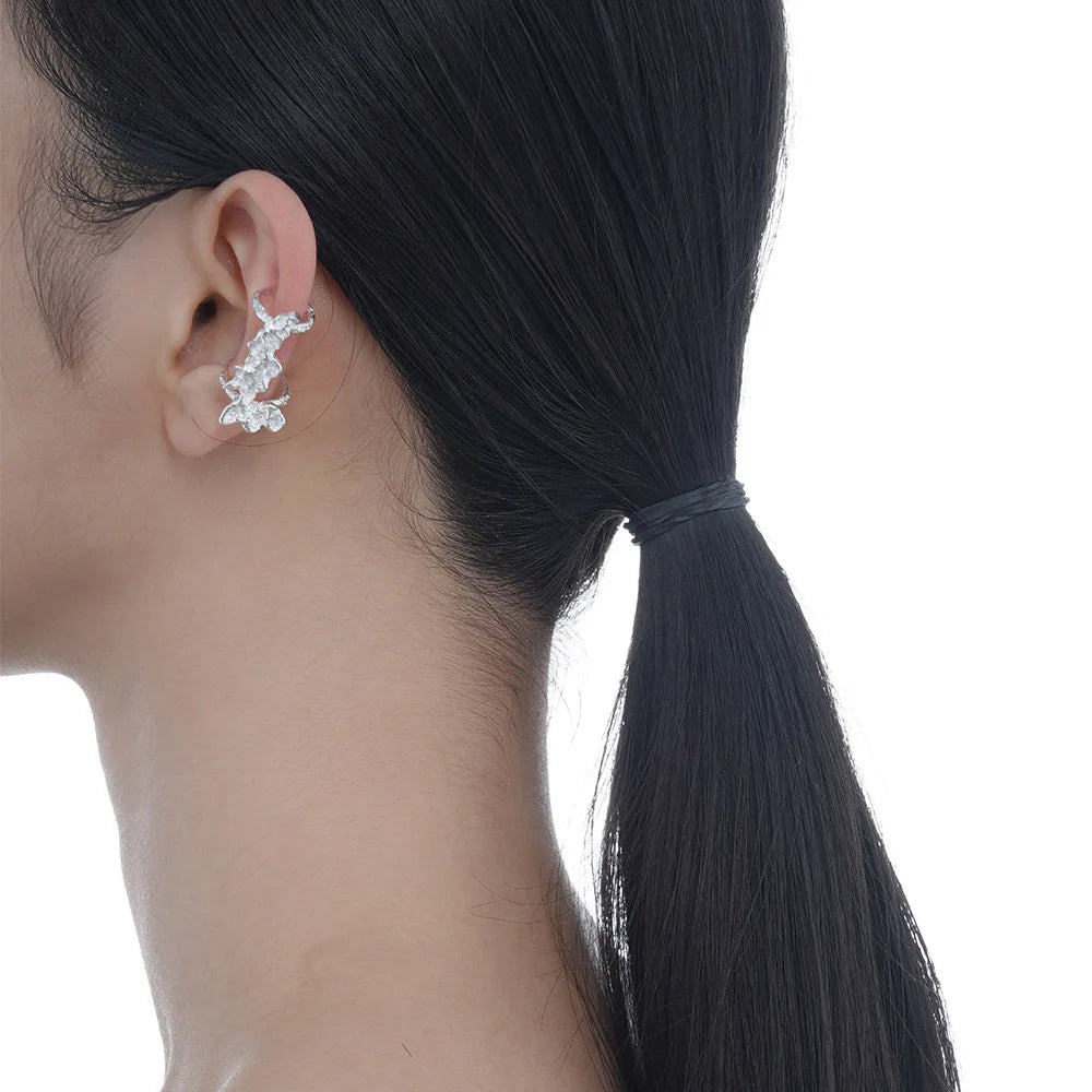 Bijou d'oreille long rouillé E1213, 1 pièce