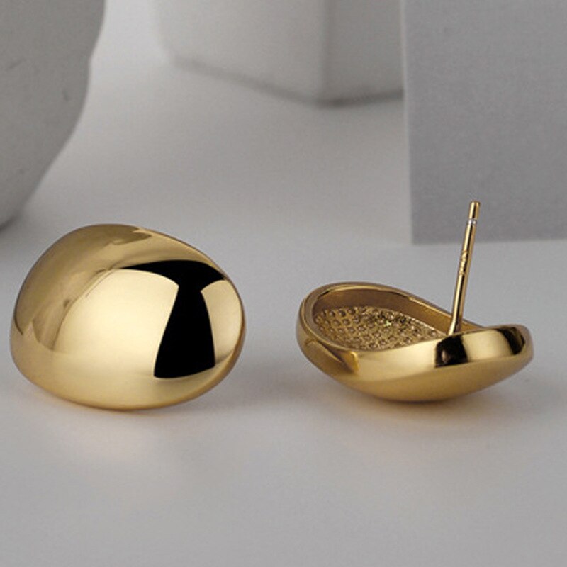 Clous d'oreilles Beanpod polis E1191