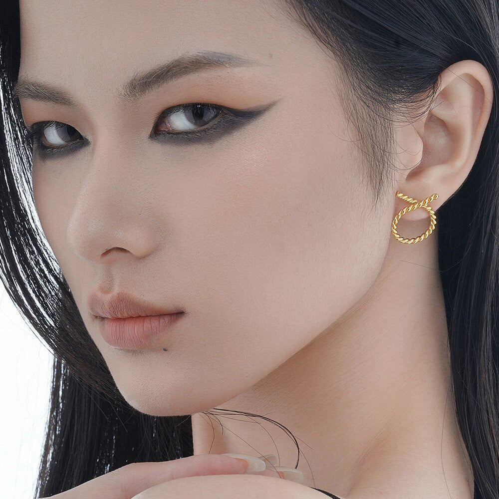 Boucles D'oreilles Noeud Papillon E1190