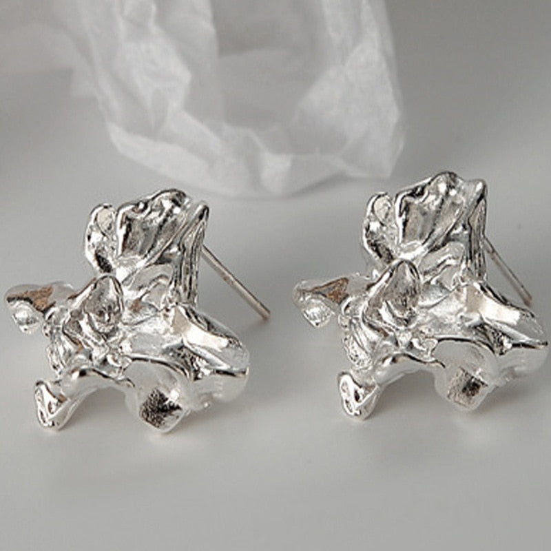Clous irréguliers effet feuille d'aluminium à volants E1165