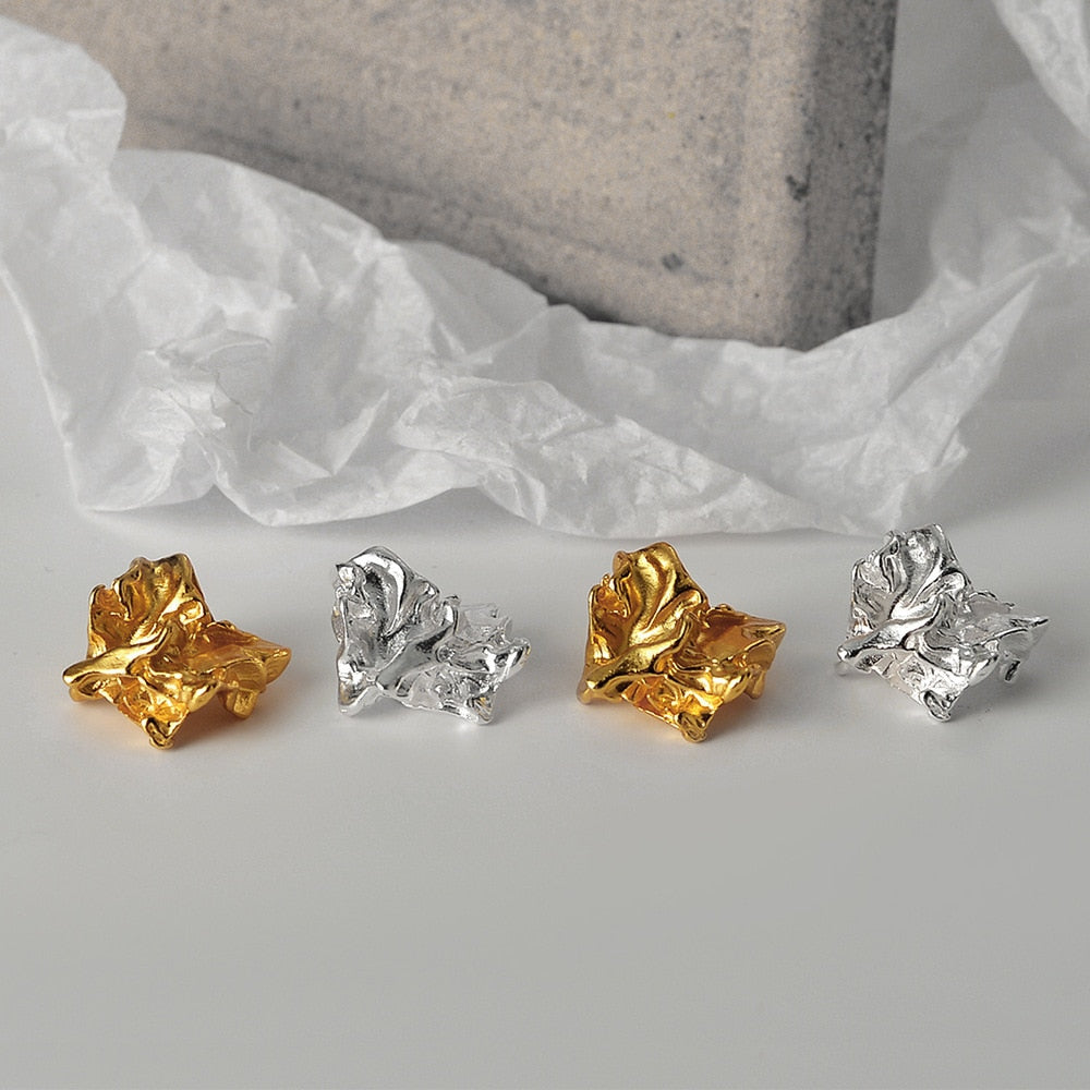 Clous irréguliers effet feuille d'aluminium à volants E1165