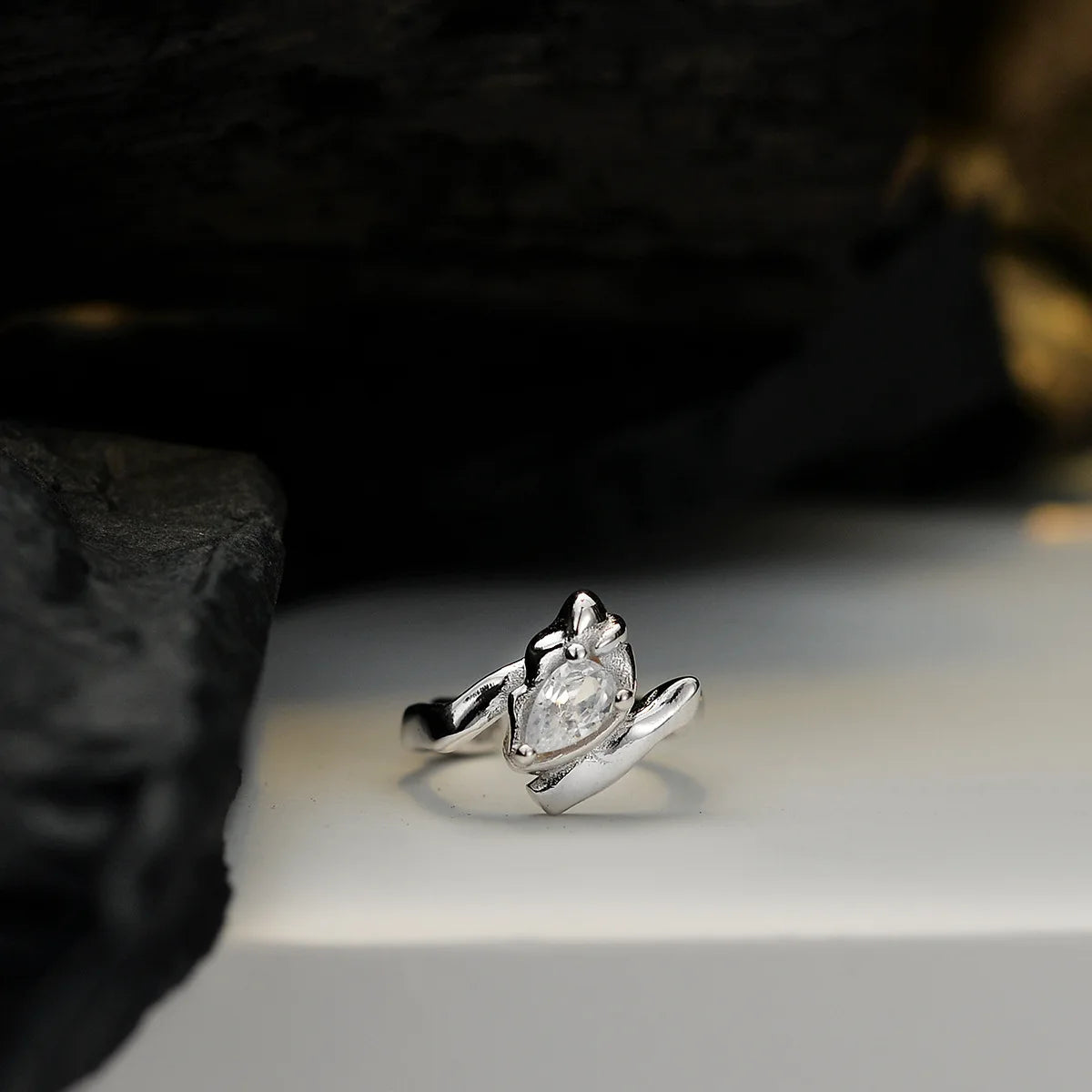 Manchette d'oreille solitaire CZ E1150, 1 pièce