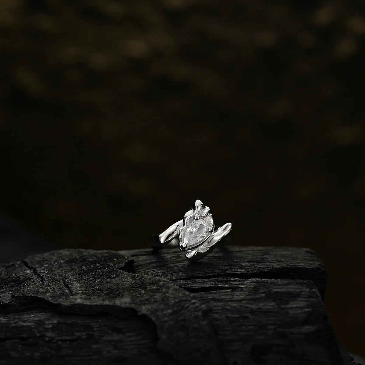Manchette d'oreille solitaire CZ E1150, 1 pièce