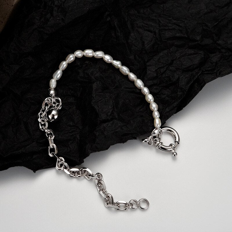 Bracelet de perles à chaîne épaisse B1004