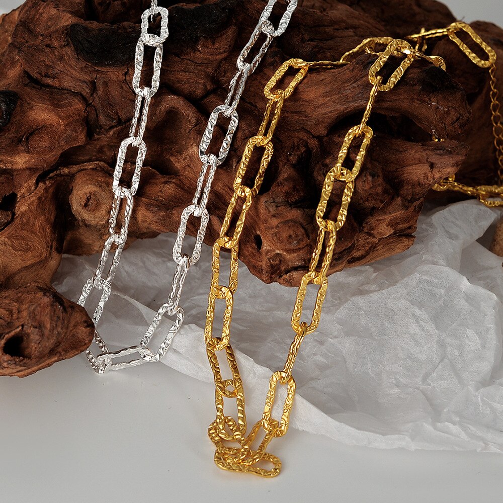 Collier à chaîne épaisse dessinée N1026