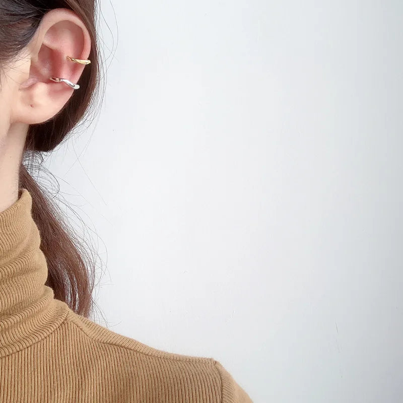 Manchette d'oreille irrégulière en fil épais E1100, 1 pièce