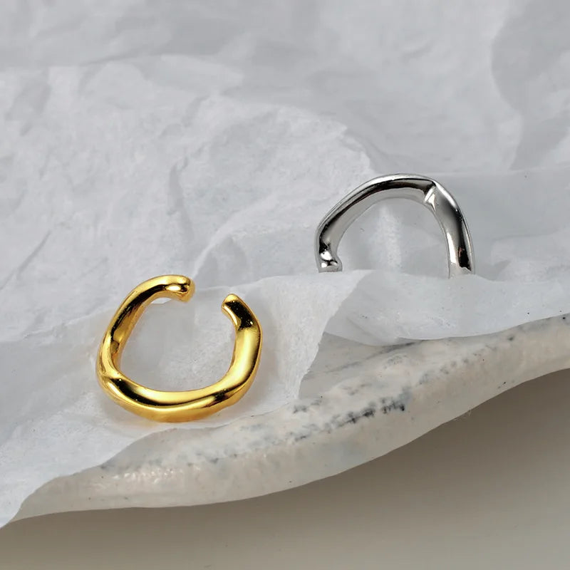 Manchette d'oreille irrégulière en fil épais E1100, 1 pièce
