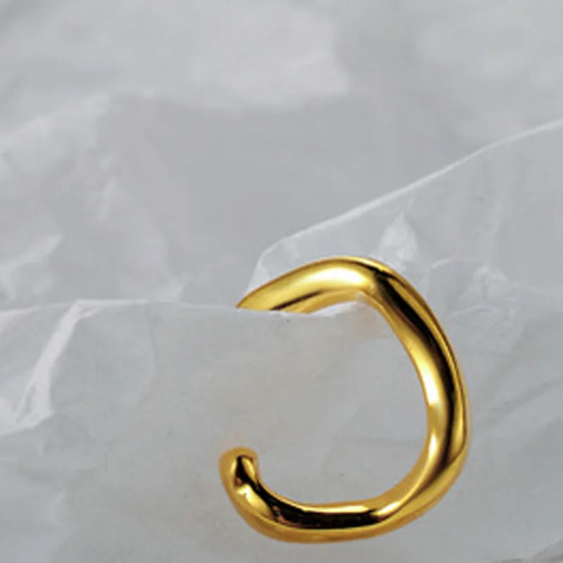Manchette d'oreille irrégulière en fil épais E1100, 1 pièce