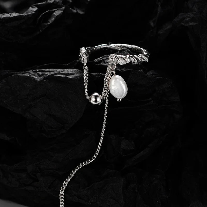 Bague longue à pampilles baroque R1177