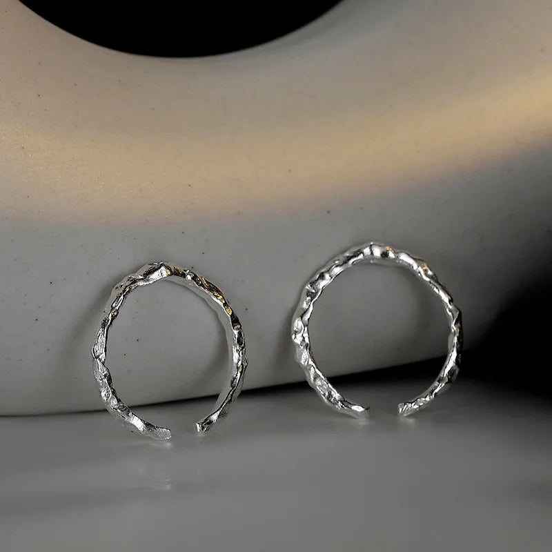 Bague irrégulière solitaire CZ R1182