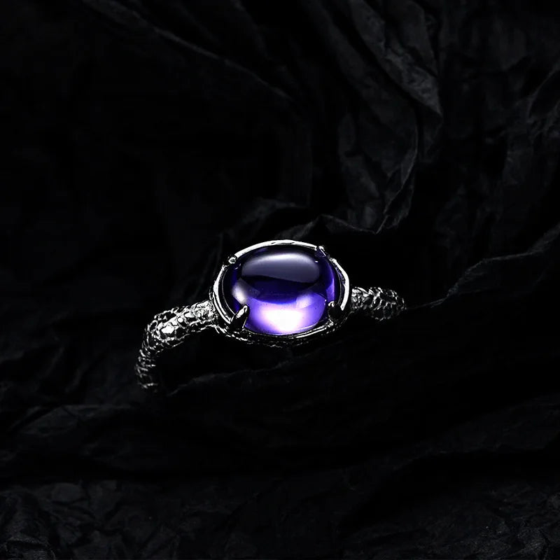 Bague Pierre de Naissance Violette R1212
