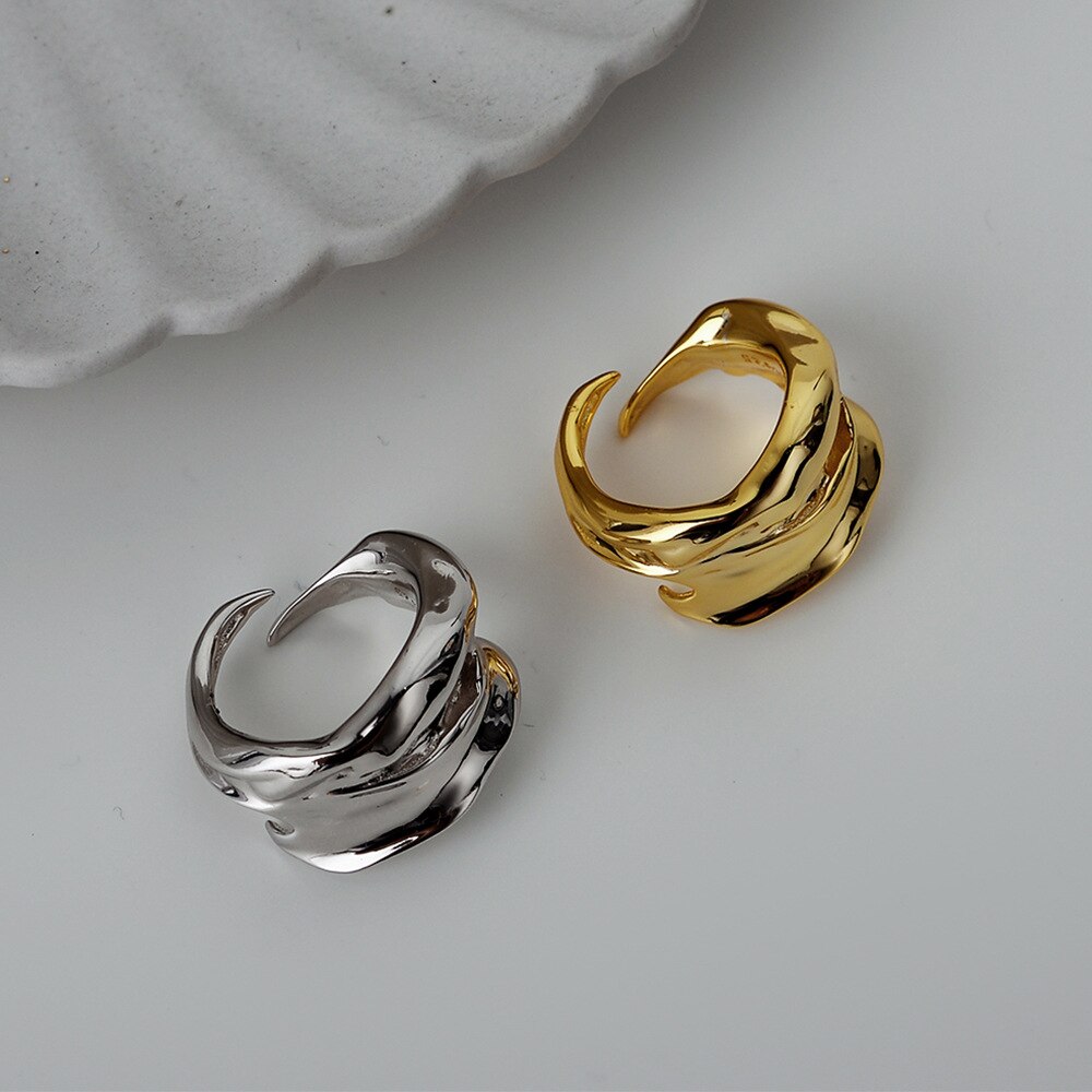 Anneau liquide large ondulé R1108