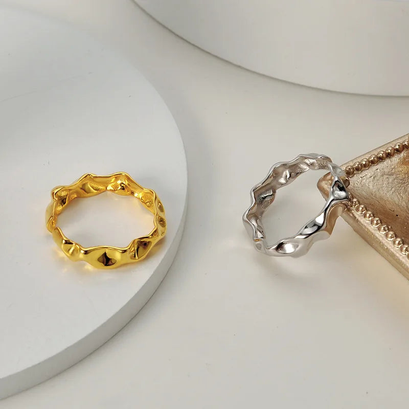 Anneau de bande irrégulier torsadé R1141