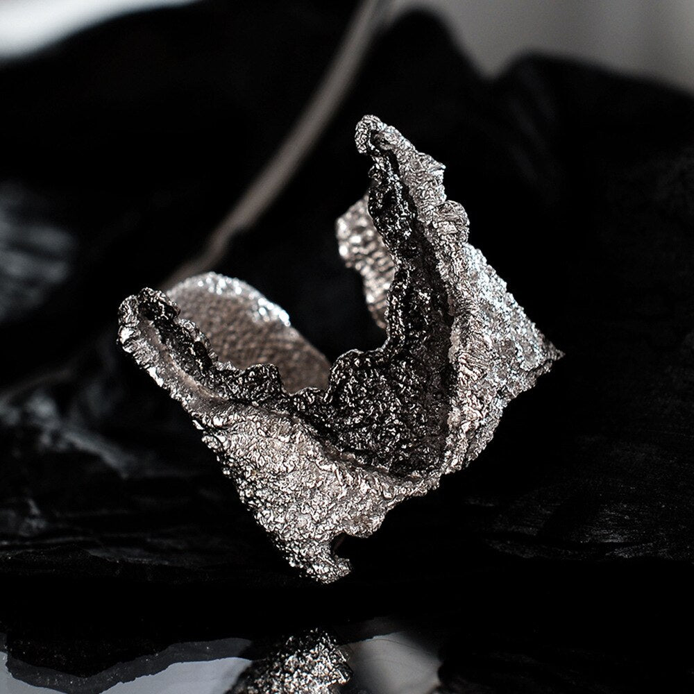 Bague élément robuste bicolore large R1196