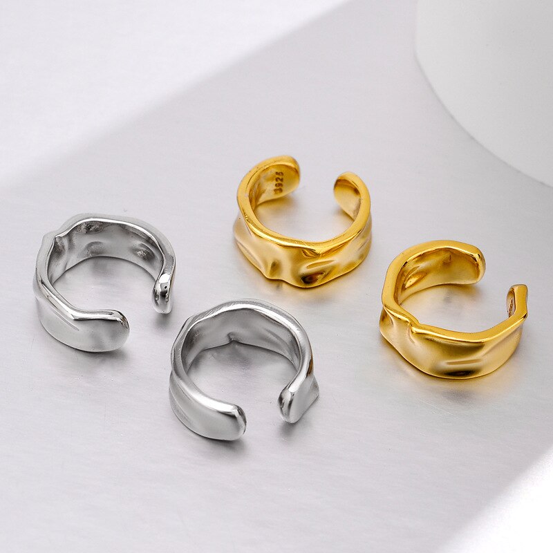 Boucles d'oreilles ouvertes ludiques épaisses E1012 1 pièce