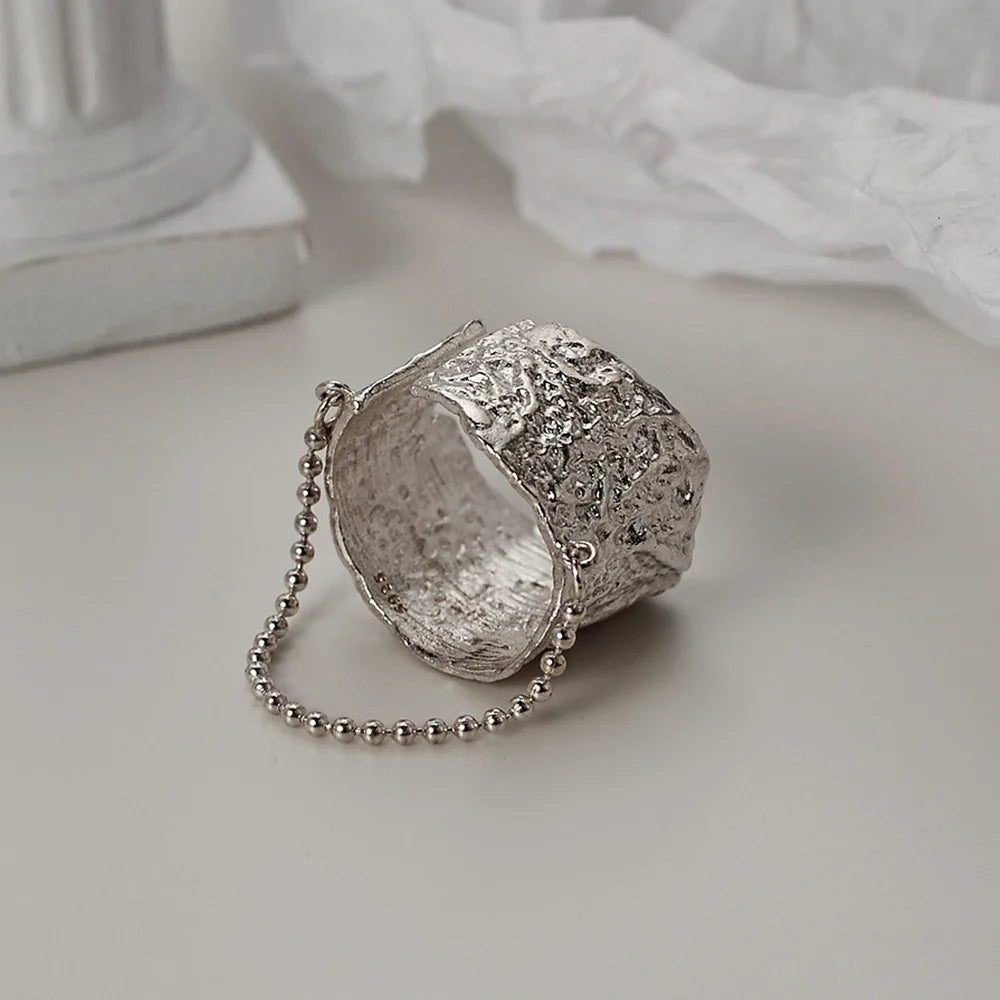 Bague irrégulière à chaîne large R1023