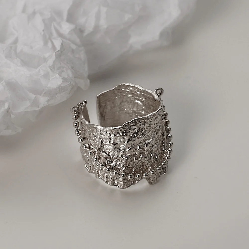 Bague irrégulière à chaîne large R1023