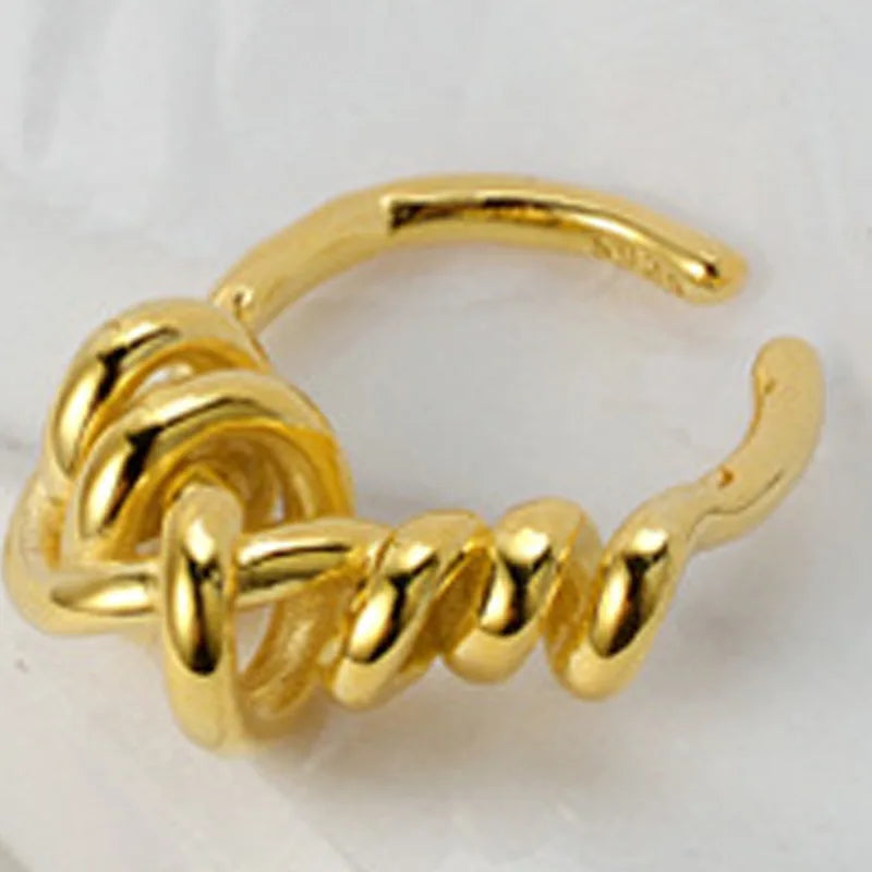 Anneau ouvert en fil enroulé R1096