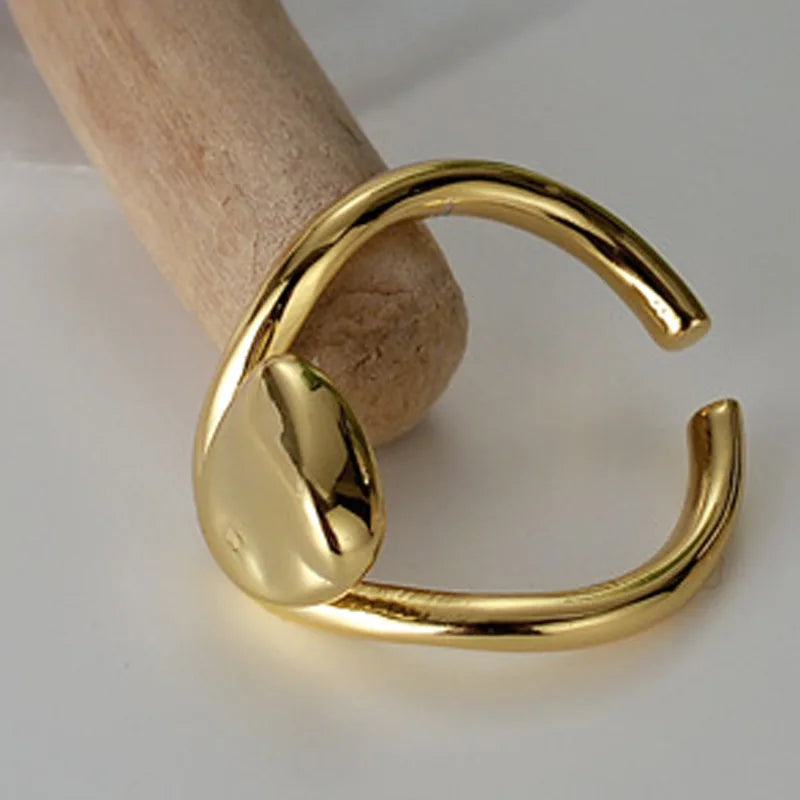 Bague impressionniste jeune feuille R1030