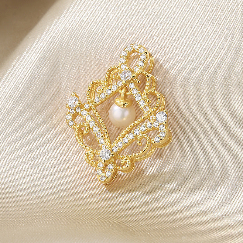 Pendentif floral en perles d'eau douce uniquement PN1021