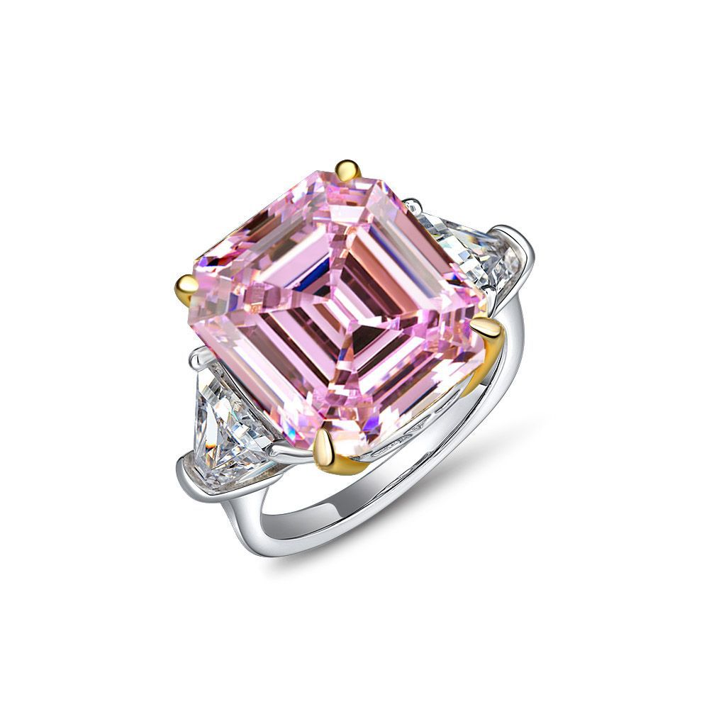 Bague de mariage fluorite morganite R0311