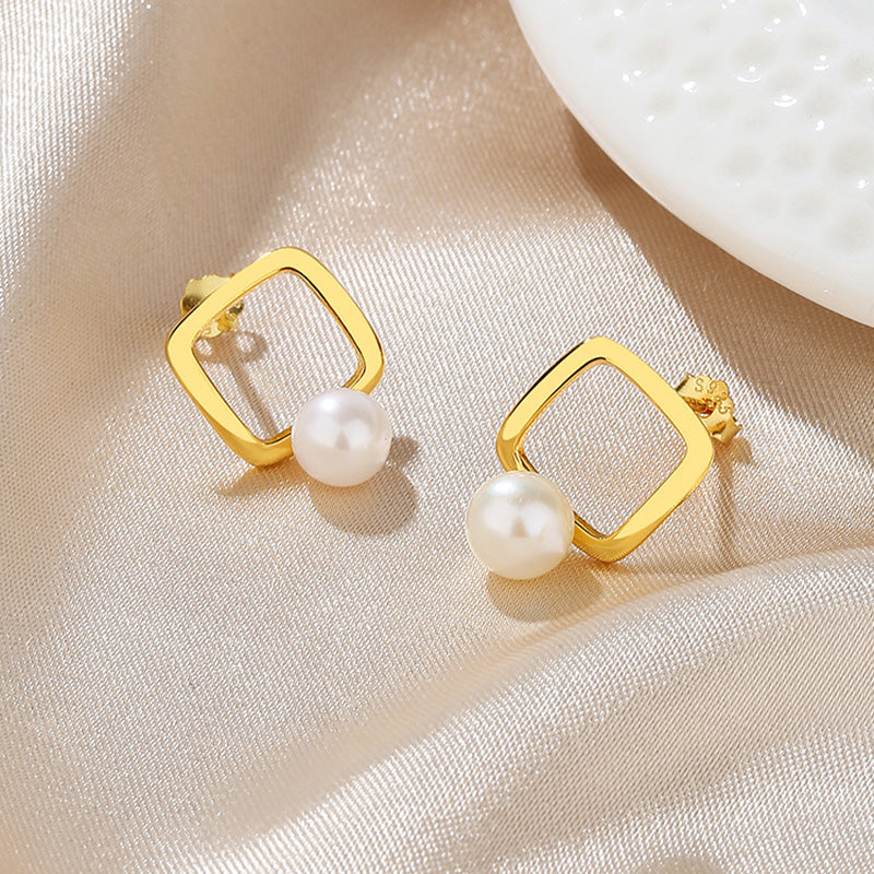 Boucles d'oreilles en fil de perles d'eau douce PE1043