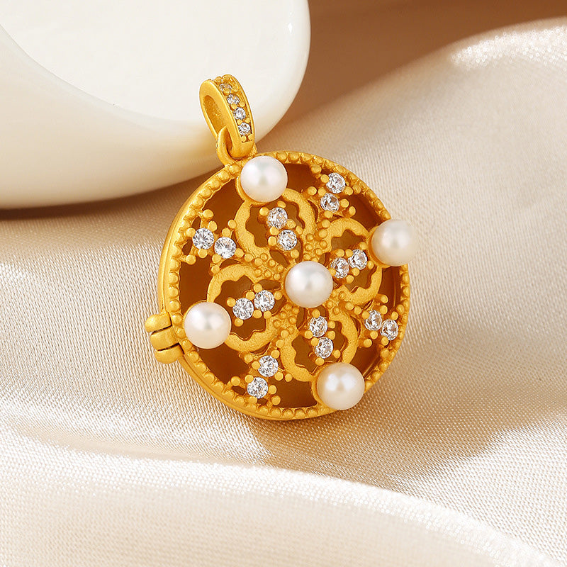 Pendentif sachet de perles d’eau douce uniquement PN1011