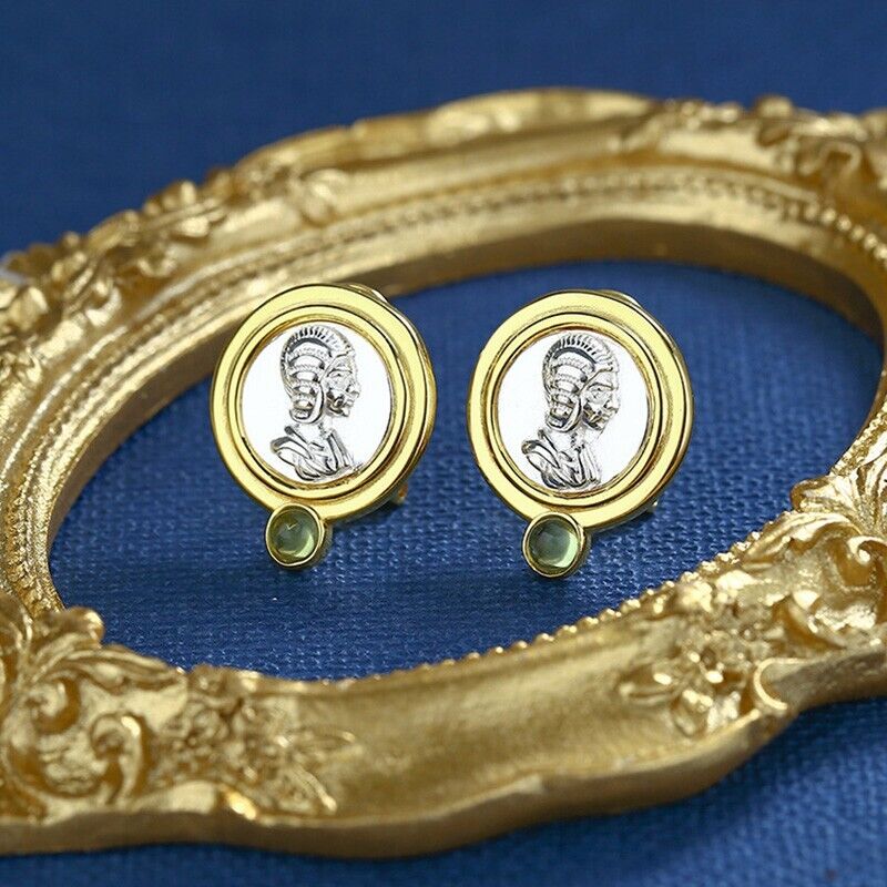 Boucles d'oreilles réplique de pièces de monnaie romaines E1053