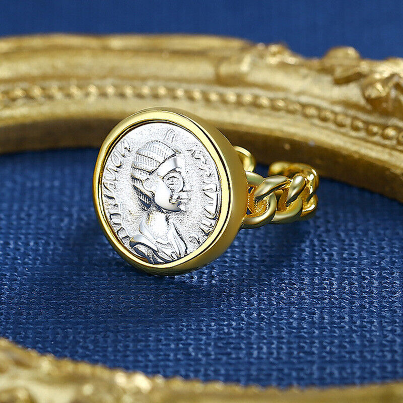 Anneau de pièce de monnaie de l'empereur romain R1014